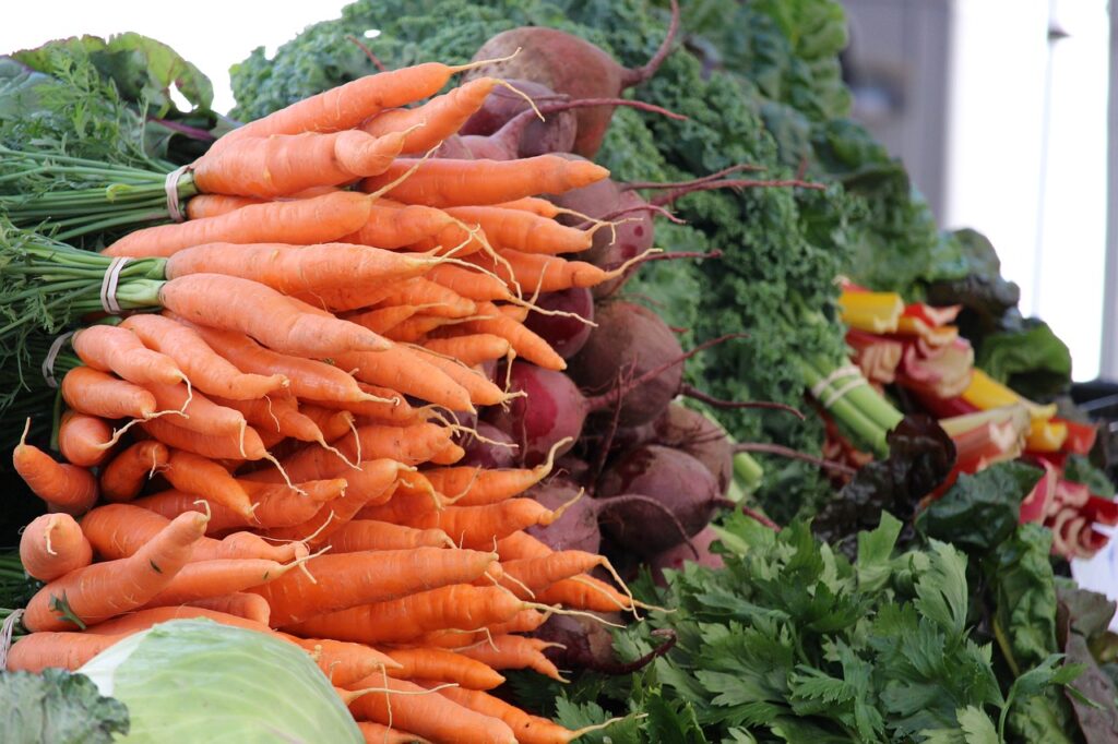 Bartering with the Heirloom vegetables produced in your own garden.